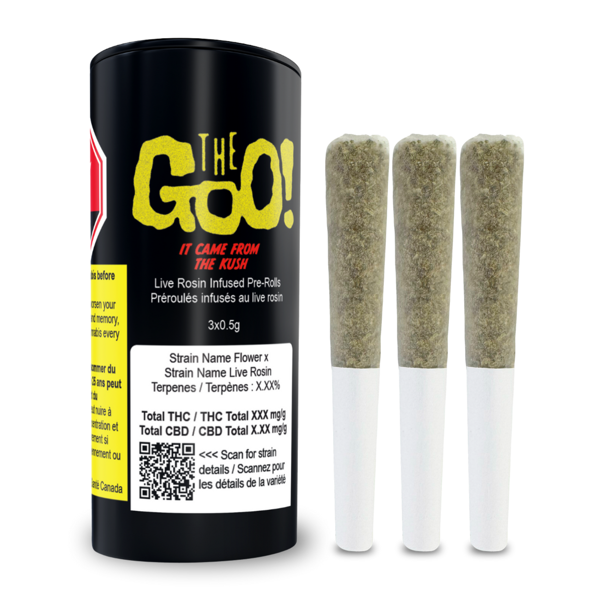 IT CAME FROM THE KUSH Live Rosin Infused Pre-Rolls