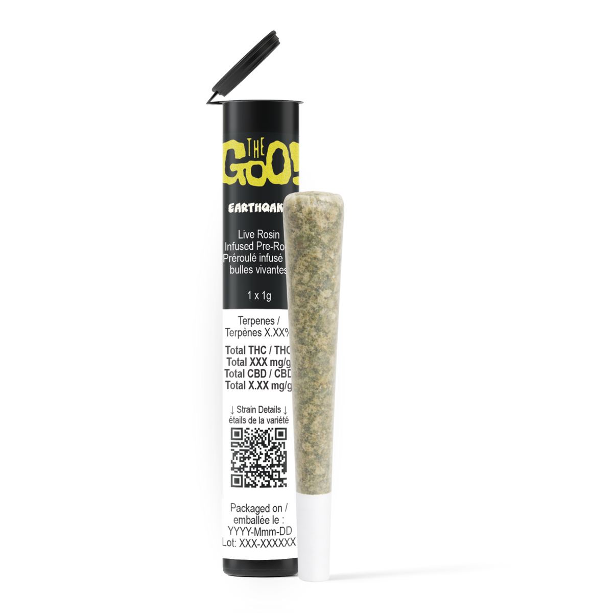 EARTHQAKE Live Rosin Infused Pre-Roll