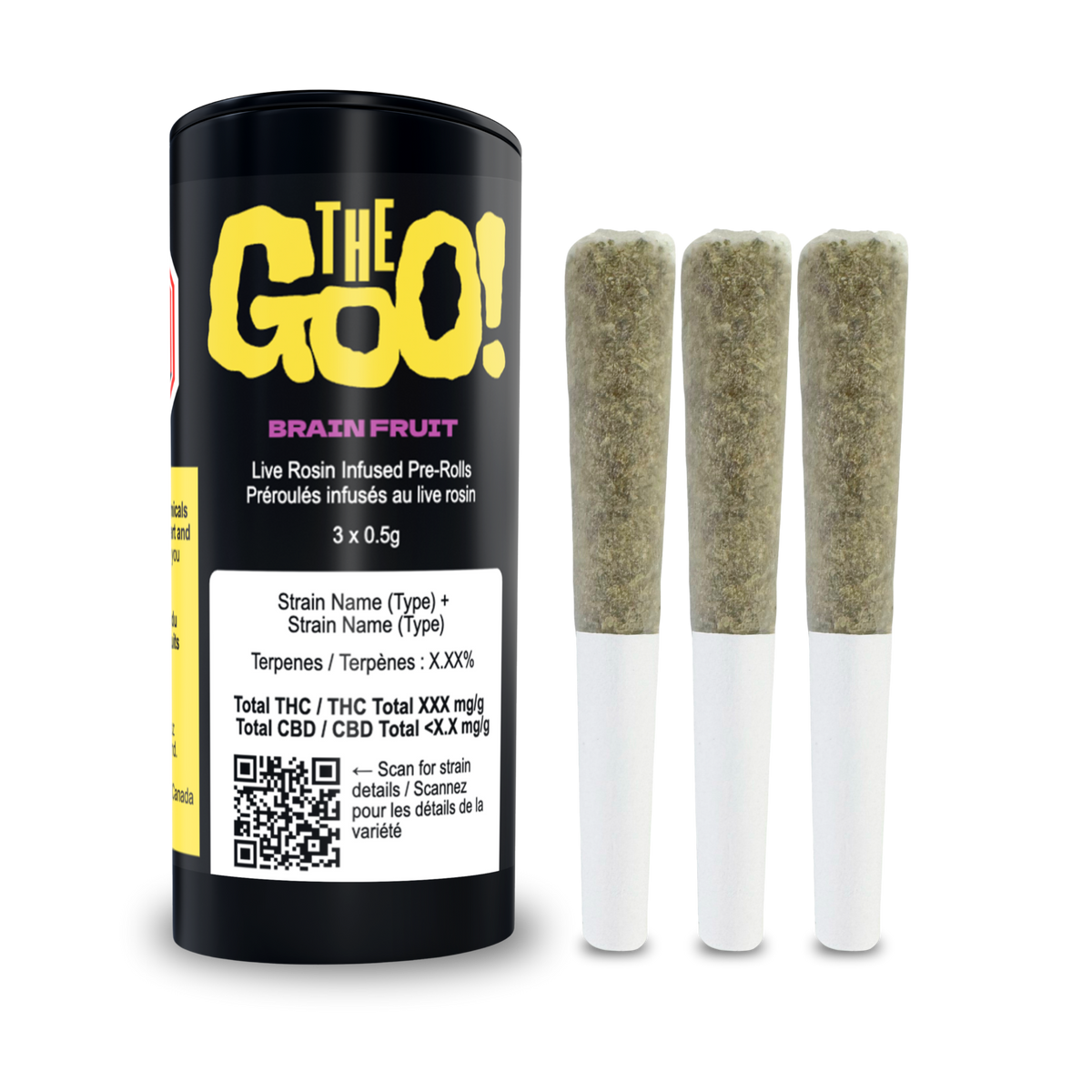BRAIN FRUIT Live Rosin Infused Pre-Rolls
