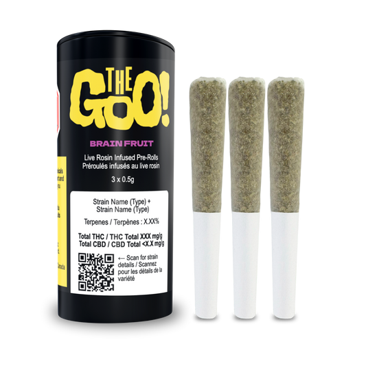 BRAIN FRUIT Live Rosin Infused Pre-Rolls