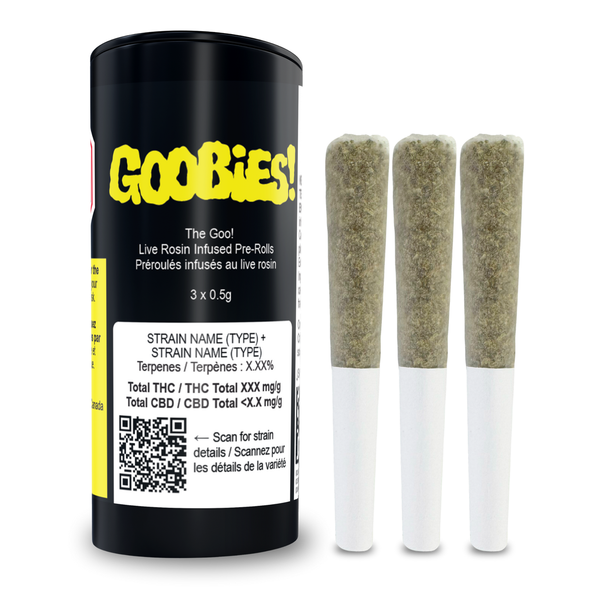 GOOBIES! Live Rosin Infused Pre-Rolls